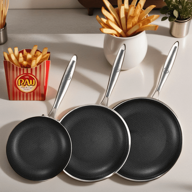 LOLYKITCH 8-10-12 Inch Tri-ply Hybird Stainless Steel Non-stick Frying Pan Set ,Skillets,Induction Pan,Pot and Pan Set,Oven and Dishwasher Safe.(Removable Handle)