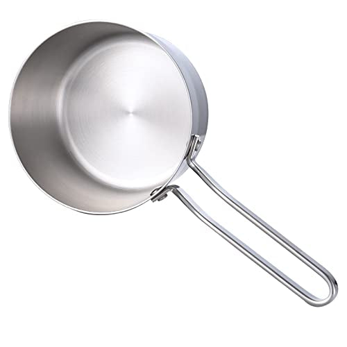LOLYKITCH Tri-Ply Stainless Steel Saucepan with Lid