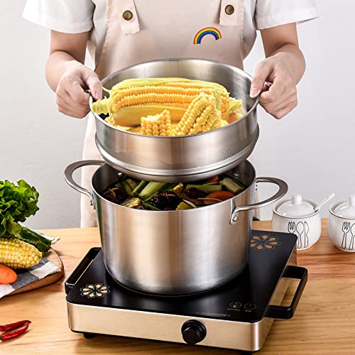 LOLYKITCH Tri-ply Stainless Steel Cookware set,Pot and Pan Set